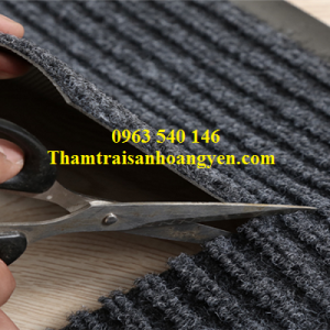 Các bước gia công thảm chùi chân sảnh tòa nhà