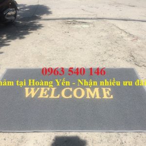 Chọn thảm chùi chân welocm cỡ lớn cho sảnh tòa nhà