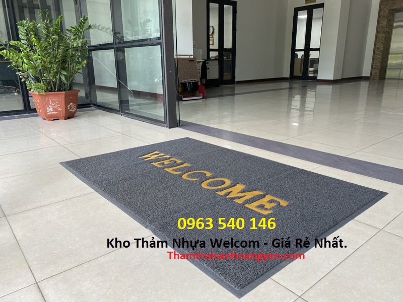 Màu sắc thảm welcom rất phong phú