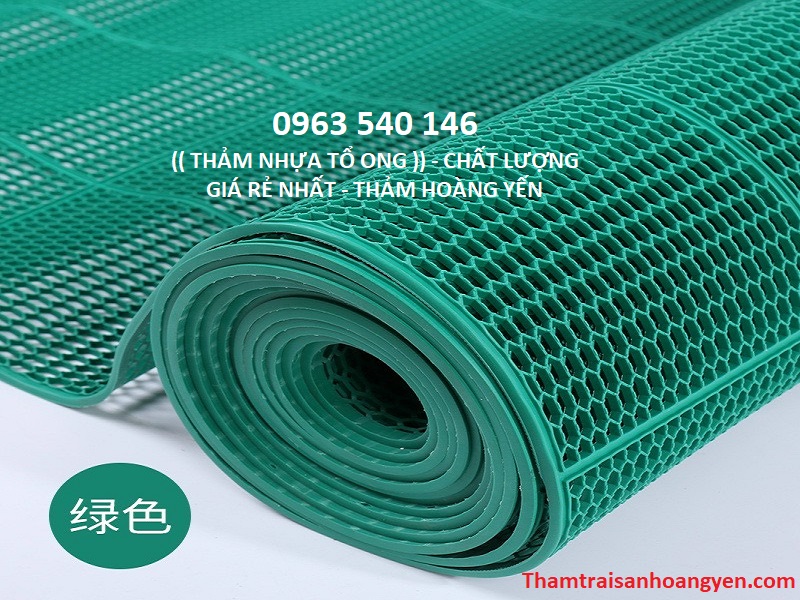 Màu xanh và màu ghi thảm tổ ong được lựa chọn nhiều nhất