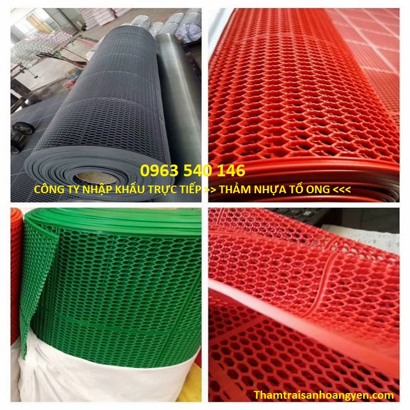 Màu sắc thảm lưới tổ ong trải bể bơi