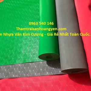 màu sắc thảm nhựa kim cương rất đa dạng.