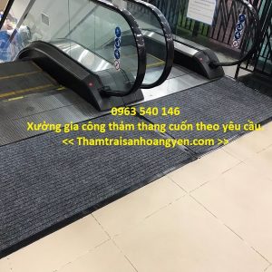 Thảm lót sàn thang cuốn tại trung tâm thương mại